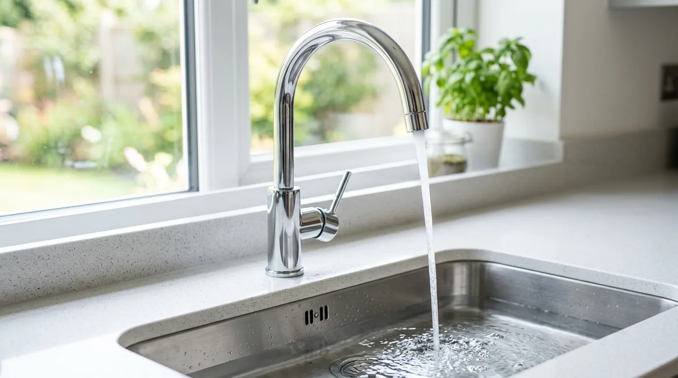 Local Plumbing Master Pros same day plumber fixing a faucet in Apison, TN